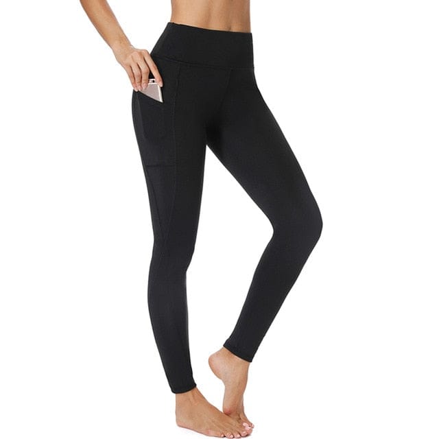 Calf-length yoga running legging Capri Sport pants Women Fitness Gym High  Waist Legging Girl Black Mesh 3/4 Yoga Pants - AliExpress