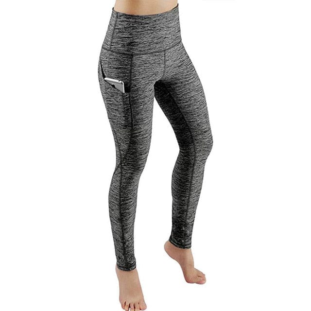 Ladies High Waisted 3/4 Performance Yoga Fitness Leggings With Pockets - 99  Rands