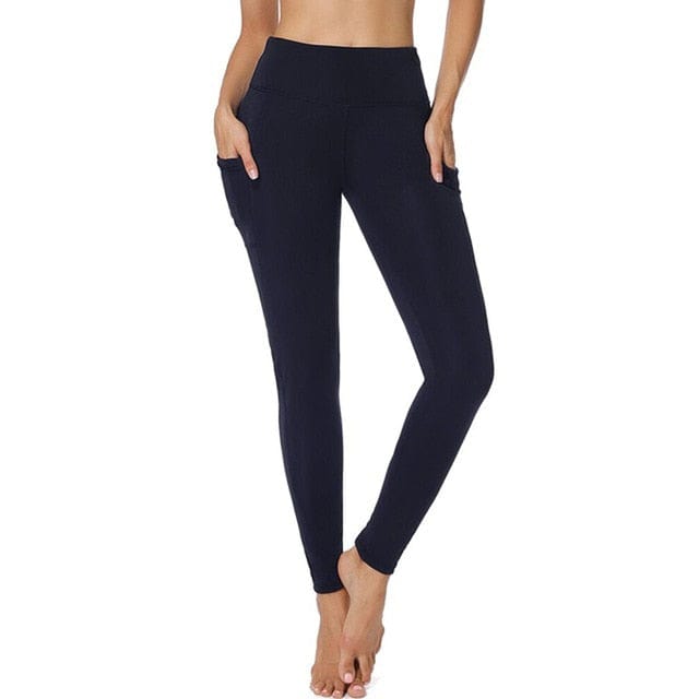 JDEFEG Plus Size Yoga Pants For Women 3X-4X Workout Tummy Women's Side Yoga  Leggings Pockets Capris Control Waist High Pants Yoga Pants with Shorts  Skirt Polyester Blue S 